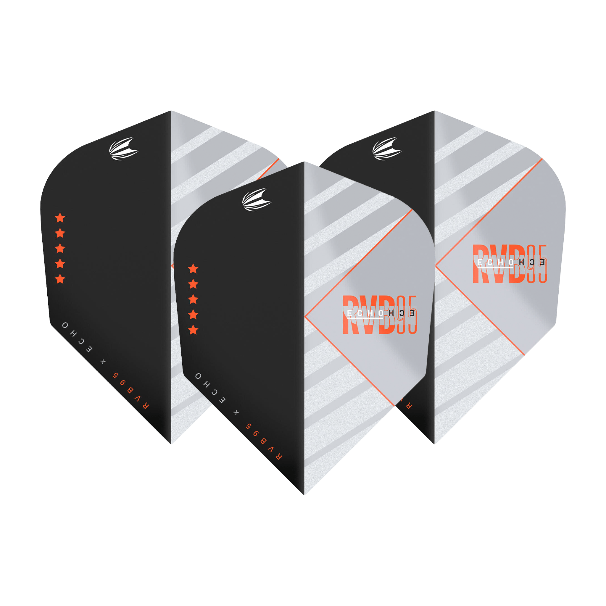 Target Raymond Van Barneveld 95 Echo - Pro Ultra Dart Flights No. 6 / Grey Flights