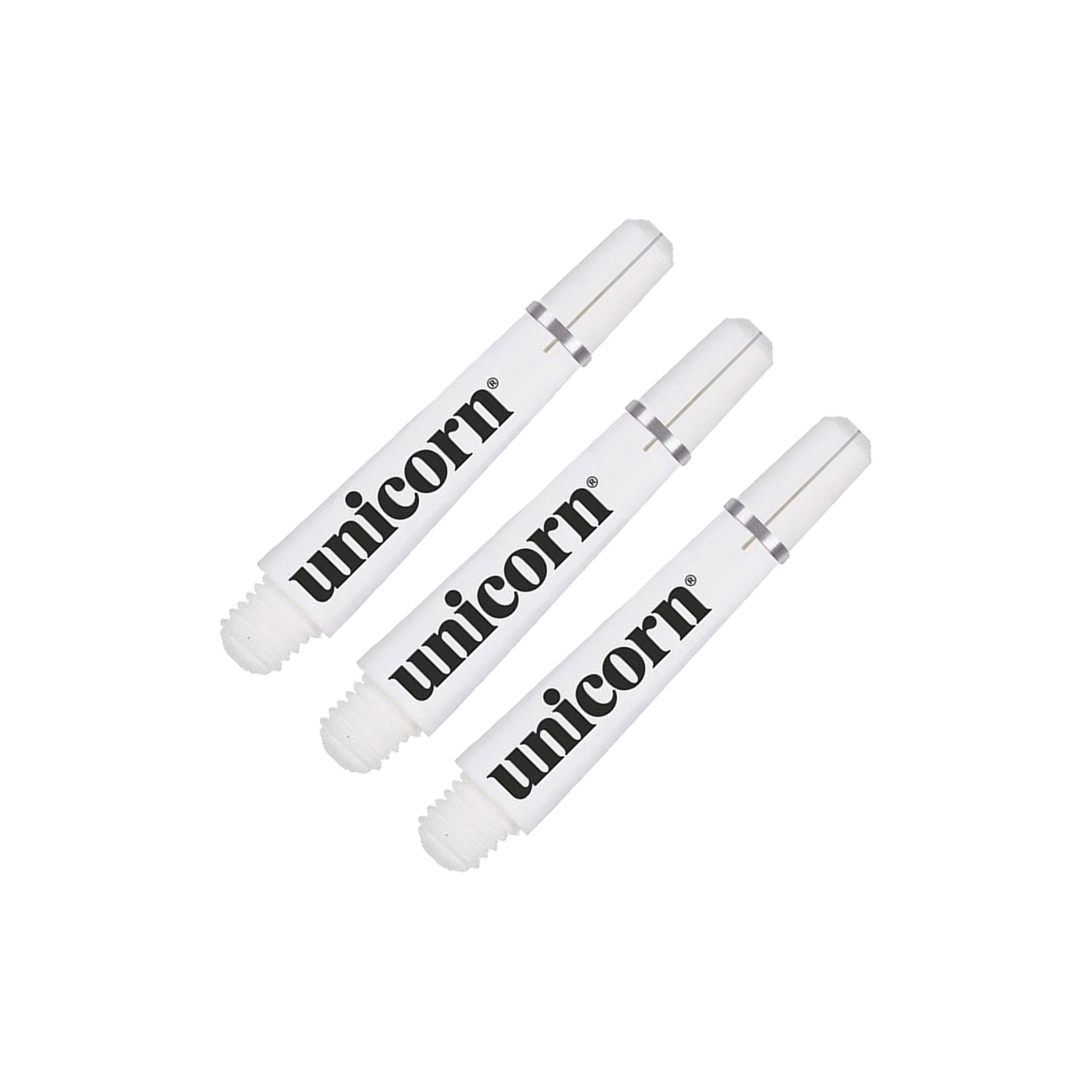 Unicorn Gripper 4 Ultra Short (29mm) Polycarbonate Dart Shafts White Shafts