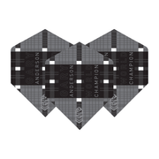Unicorn Ultrafly 100 Gary Anderson World Champion Plus Dart Flights Black Flights