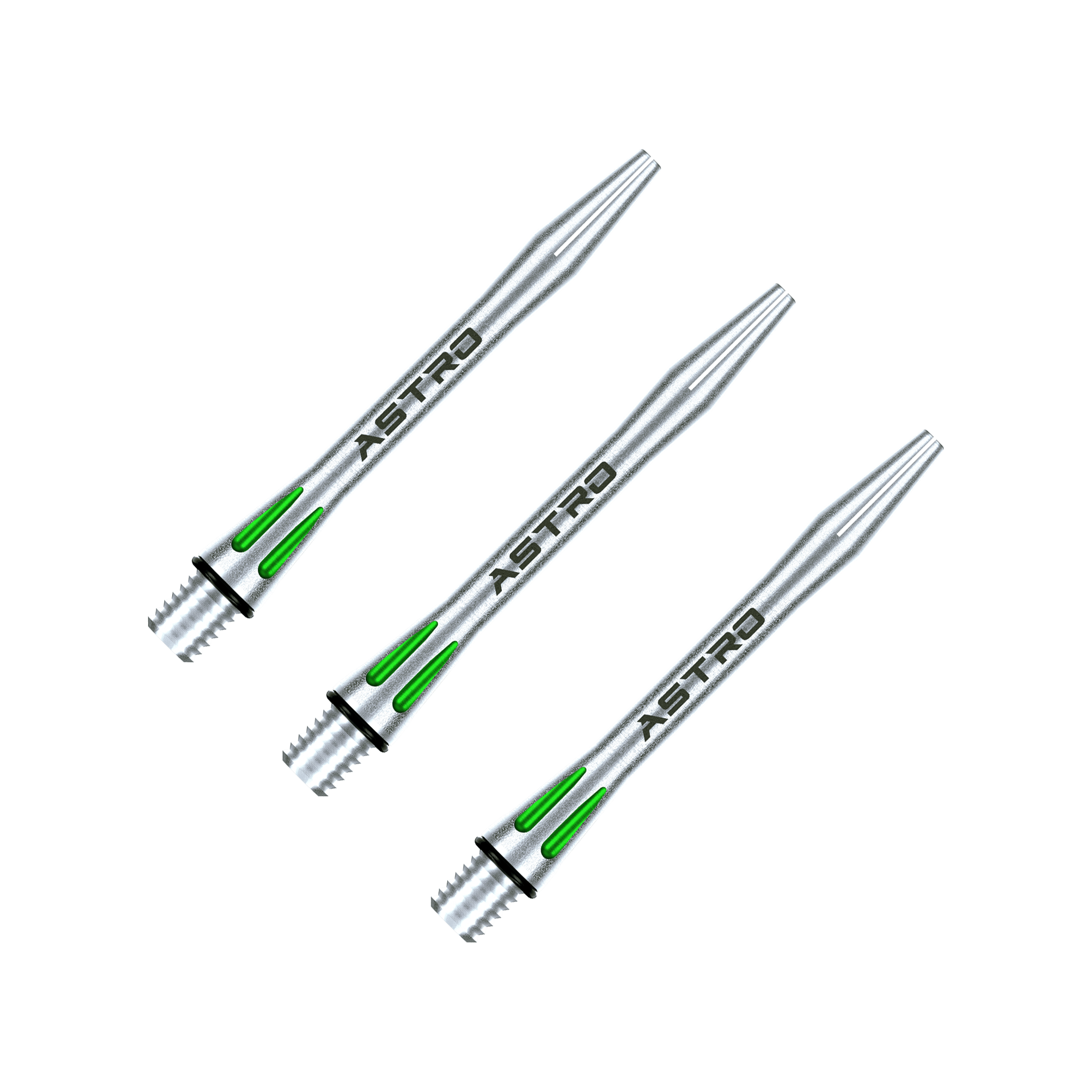 Winmau Astro - Aluminium Dart Shafts Short (35mm) / Green Shafts