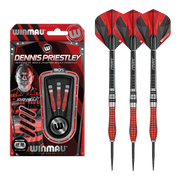Winmau Dennis Priestley Steel Tip Darts - 90% Tungsten - 22 Grams Darts