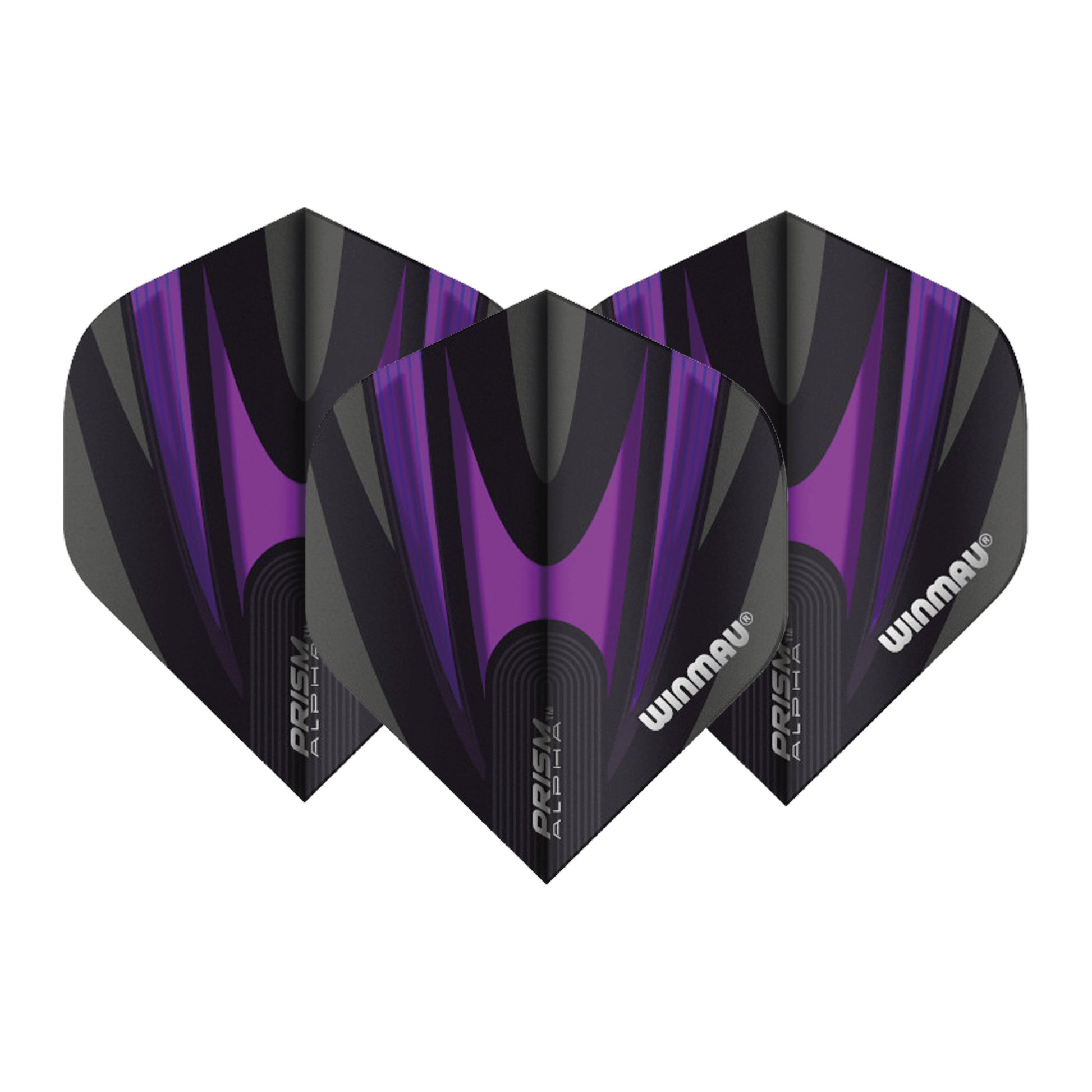 Winmau Prism Alpha Dart Flights Purple / Standard Flights
