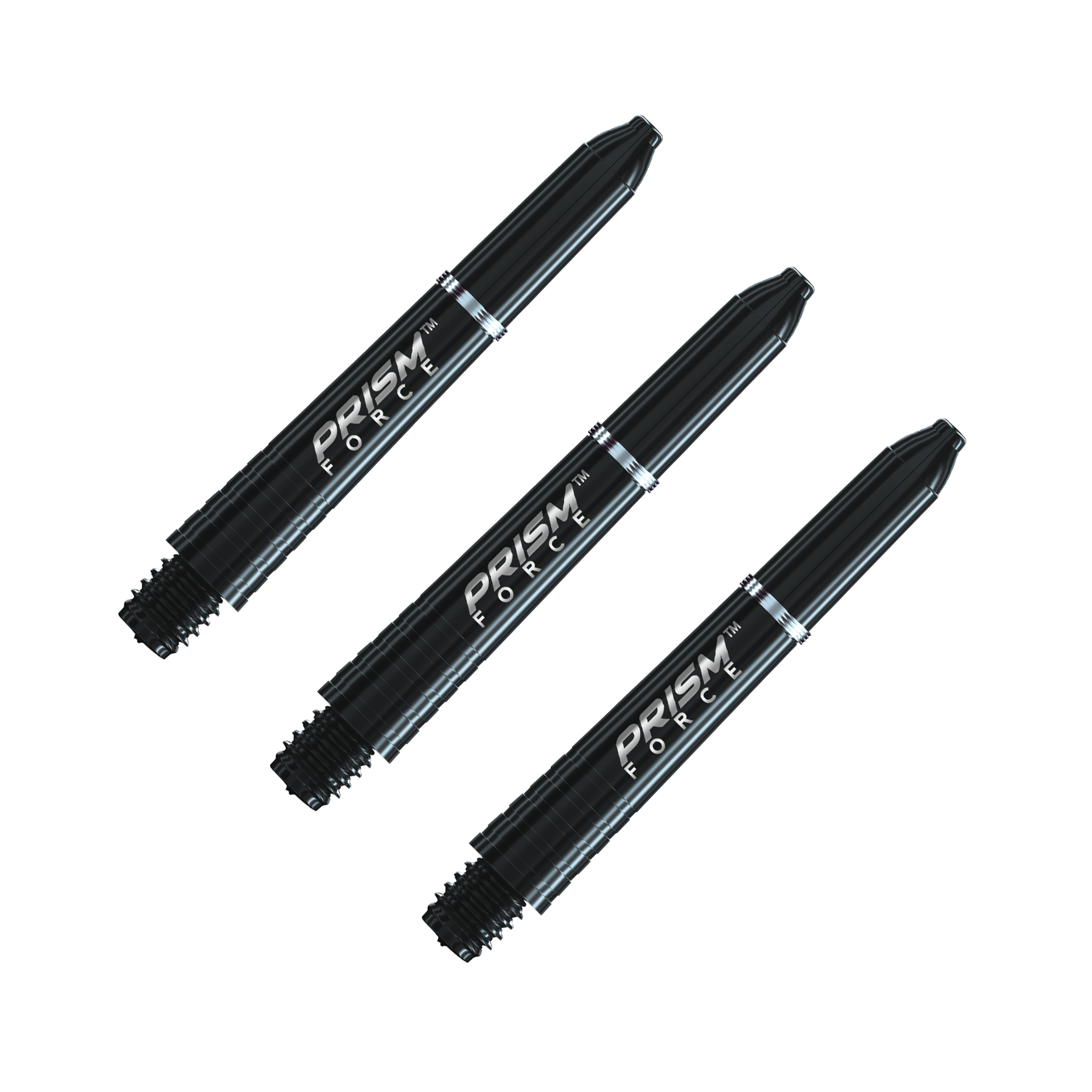 Winmau Prism Force Short (35mm) Polycarbonate  Dart Shafts Black Shafts